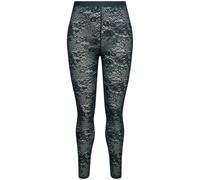Ulla Popken donna taglie forti calza leggings pizzo 816485