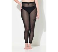 Ulla Popken donna taglie forti calze leggings Love is all mesh