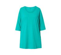 Ulla Popken donna taglie forti camicia lunga linea A girocollo