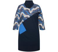 Ulla Popken donna taglie forti camicia lunga oversize collo alto 3 4 maniche