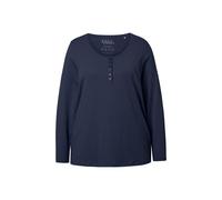 ULLA POPKEN Onlamaze Reg An Pip DNM Jeans Bj14550-6 Camicia, Blu (Dunkelblau 70), 64/66 IT (Taglia Produttore: 58+) Donna