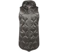 Ulla Popken donna taglie forti HYPRAR lungo gilet trapuntato idrorepellente