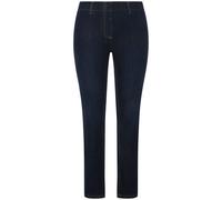 Ulla Popken Jeggings Denim M.gürtelschlaufen Skinny, Blu Jeans Scuro, 45W / 32L Donna