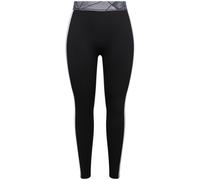 Ulla Popken donna taglie forti leggings righe tasche vita alta