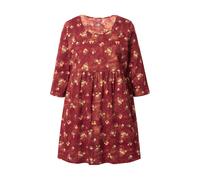 Ulla Popken donna taglie forti maglia lunga pois linea A girocollo 3 4...