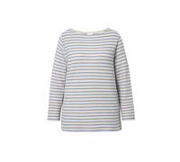 Ulla Popken donna taglie forti maglietta ad anello scollo a U boot manica lunga