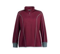 Ulla Popken donna taglie forti maglietta funzionale troyer colletto slim...