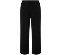 Ulla Popken Pantaloni in Jersey, Nero, 50W / 32L Donna