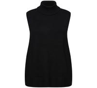 Ulla Popken donna taglie forti pullunder cuciture laterali aperte collo alto