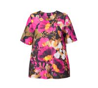 Ulla Popken donna taglie forti Slinky camicia girocollo 837487