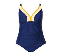 Ulla Popken donna taglie forti tankini arricciature coppe morbide spalline...