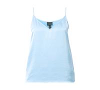 Ulla Popken donna taglie forti top in raso linea A scollo a V spalline spaghetti