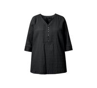 Ulla Popken Tunica, Nero, 5XL Donna
