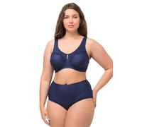 Ulla Popken Entlastungs-BH, Nadelstreifen C-G Reggiseno, Petrolio Chiaro, 7C Donna
