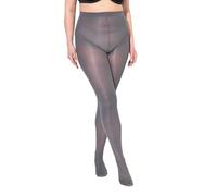 Ulla Popken Essential Mikrofaser-strumpfhose, 60 den Collant, Grigio Scuro, 56-58 Donna