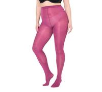 Ulla Popken Essential Mikrofaser-strumpfhose, 60 den Collant, Lilla Scuro, 56-58 Donna
