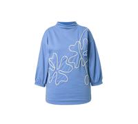 Ulla Popken Felpa beige / blu chiaro Donna Ulla Popken XL-XXL