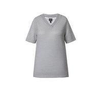 Ulla Popken Felpa nero / bianco Donna Ulla Popken M-L nero / bianco