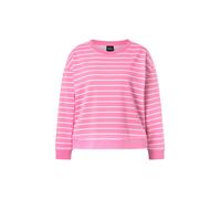 Ulla Popken Felpa rosa chiaro / bianco Donna Ulla Popken M-L