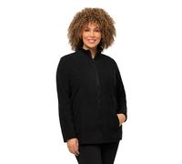 Ulla Popken Pile, Sistema modulare e Giacca Interna, Colletto Alto Felpe, Nero, 3XL Donna
