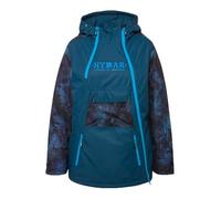 Ulla Popken Giacca Performance in Tessuto Impermeabile con Foro per Pollice e paraneve Petrolio 46+ 821900750-46+