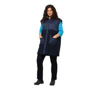 Ulla Popken Gilet Trapuntato, Blu Notte, 52-54 Donna