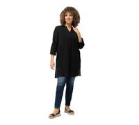 Ulla Popken Hemdbluse_818499 Blusa della Camicia, Schwarz, 54-56 Donna