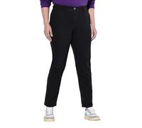 Ulla Popken Jeans, Boyfriend Pantaloni Casual, Nero, 36W x 32L Donna