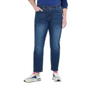 Ulla Popken Jeans, Boyfriend Pantaloni Casual, Blu Denim, 32W x 32L Donna