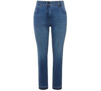 Ulla Popken Jeans Sammy con Orlo Aperto 830533, Blu, 45W x 32L Donna