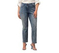 Ulla Popken Jeans Mandy, Blu, 36W x 32L Donna