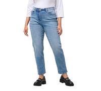 Ulla Popken Jeans, Mom, Blue Denim, 60-62 Donna