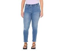 Jeans donna Ulla Popken taglie forti effetto Siena Destroy gamba stretta