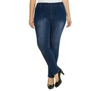Ulla Popken Jeggings K m.Gürtelschlaufen Jeans Skinny, Blu (Fashion Denim 94), 42W / 30L Donna