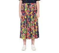 Ulla Popken Jersey-midirock, A-Linie, Elastikbund, Biobaumwolle Gonne, Argilla bruciata, 56-58 Donna