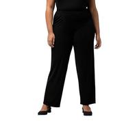 Ulla Popken Jerseyhose Hossen, Nero, 50W x 30L Donna