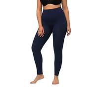 Ulla Popken Leggings Termici, Fodera Morbida Collant, Blu Notte, 60-62 Donna