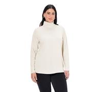 ULLA POPKEN Shirtrolli Basic Maglietta a Maniche Lunghe, Bianco (Ecru 21), 60-62 Donna