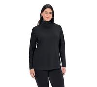 Ulla Popken Maglia Dolcevita dal Taglio Aderente con Maniche Lunghe Nero 42+ 646813100-42+