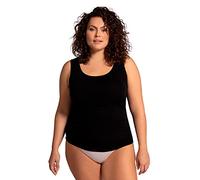 Ulla Popken Maglia Intima Canotte, Nero, 68-70 Donna