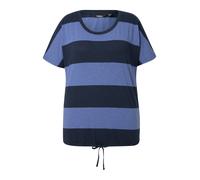 Ulla Popken Maglietta 'Bea' blu notte / zappiro Donna Ulla Popken 5XL-6XL