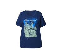 gs1 data protected company 4069787000005 Shirt mit Portugal-Print Maglietta, Blu Scuro, 56/58 IT Donna