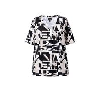 Ulla Popken Maglietta crema / nero / bianco Donna Ulla Popken M-L