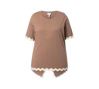 Ulla Popken Maglietta marrone chiaro Donna Ulla Popken XL-XXL