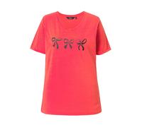 Ulla Popken Maglietta rosso sfumato / nero Donna Ulla Popken XXXL-4XL