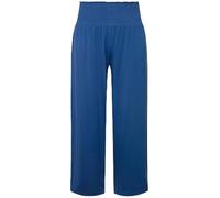 Ulla Popken Marlenehose, Gamba Larga, Ampia Fascia Elastica 810126 Pantaloni, Blu, 36W x 32L Donna