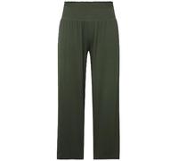 Ulla Popken Marlenehose, Gamba Larga, Ampia Fascia Elastica 810126 Pantaloni, Nero, 36W x 32L Donna