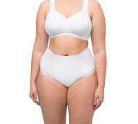 Ulla Popken Mutande da Donna, Inserti per bodyforming, Vita Alta, Biancheria Intima Shapewear, Bianco Neve, 54-56