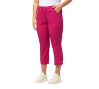 Ulla Popken Pantaloni Cargo 7/8, Fucsia, 32W x 32L Donna