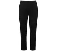 Ulla Popken Chino Pantaloni, Nero, 40W x 32L Donna